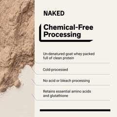 Chocolate Goat Whey Protein Powder | Naked Goat - 2lb