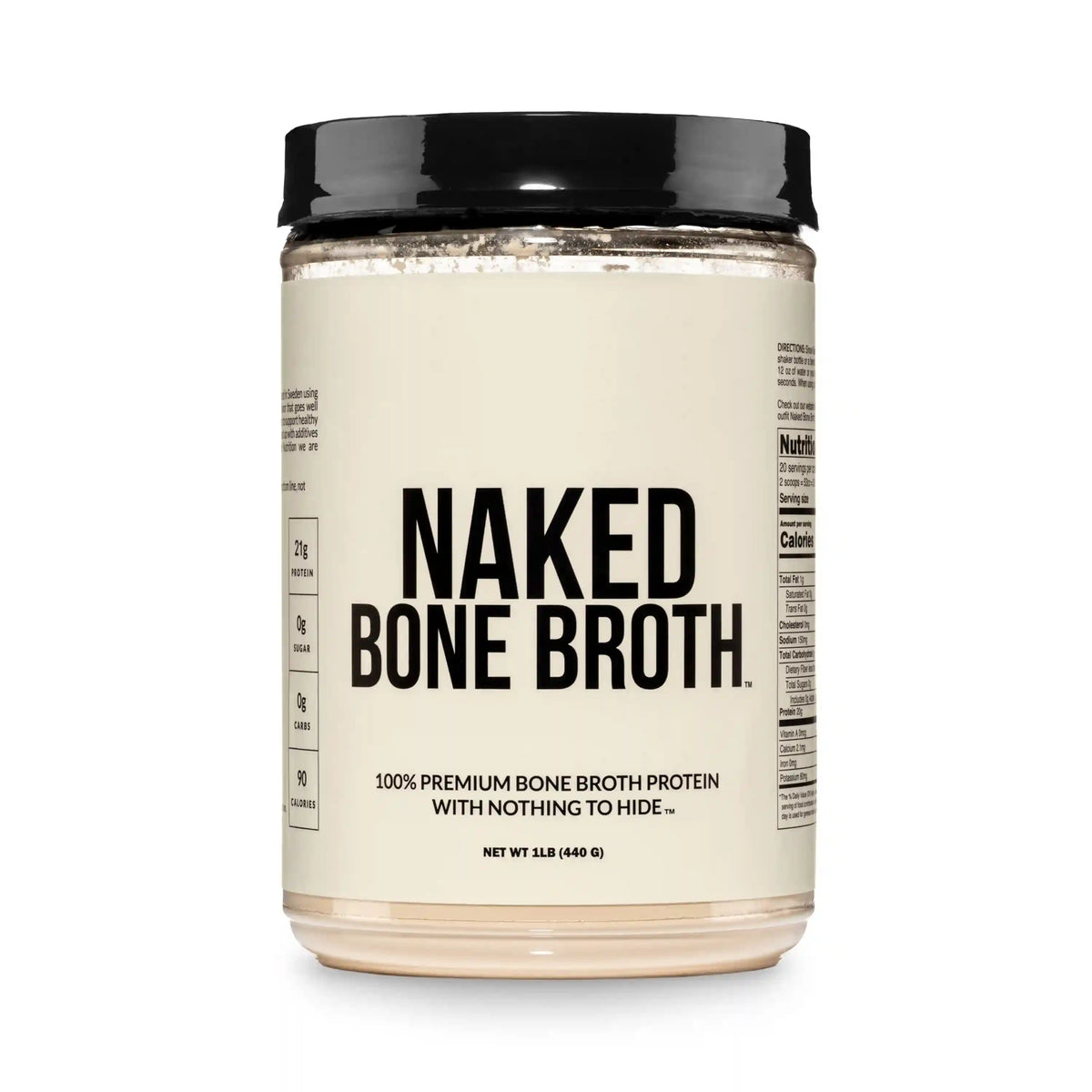 Bone Broth Protein Powder | Naked Bone Broth - 1LB