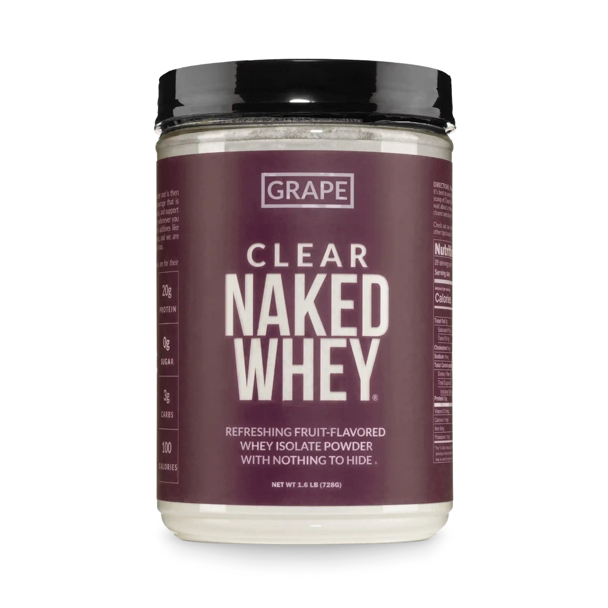 Grape Whey Protein Isolate | Clear Naked Whey