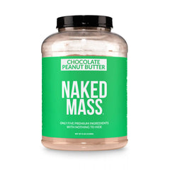 Chocolate Peanut Butter Vegan Mass Gainer Supplement | Naked Vegan Mass - 8LB