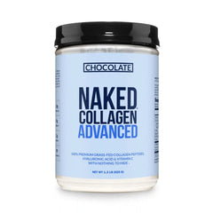 Chocolate Collagen Peptides with Hyaluronic Acid | Naked Collagen Advanced - 1.3 LB